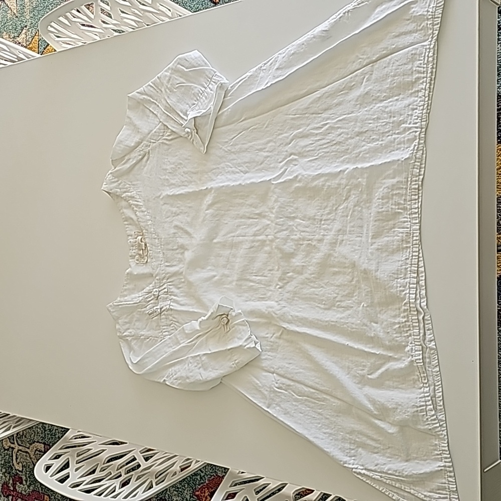 Kleen linen tunic 2/3 sleeve size L